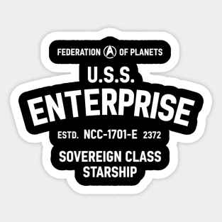 U.S.S. Enterprise-E Sticker